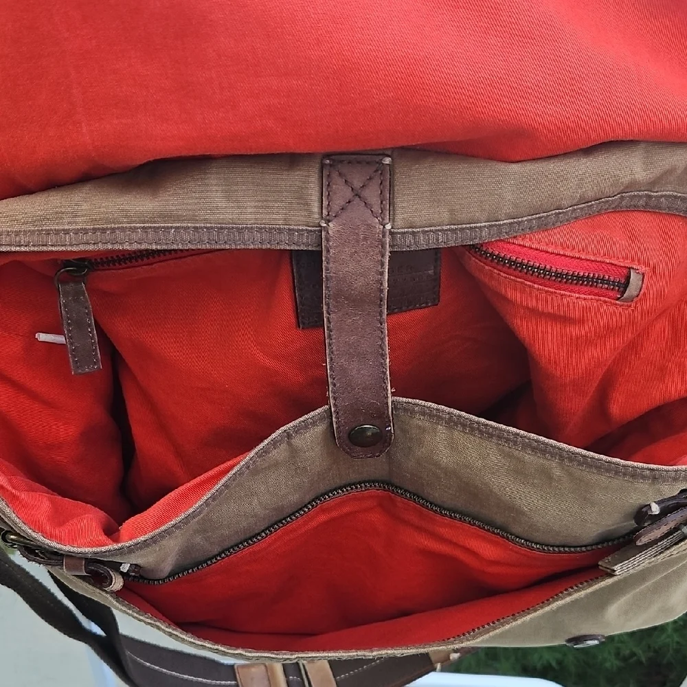 J. Crew Tan Messenger Bag
